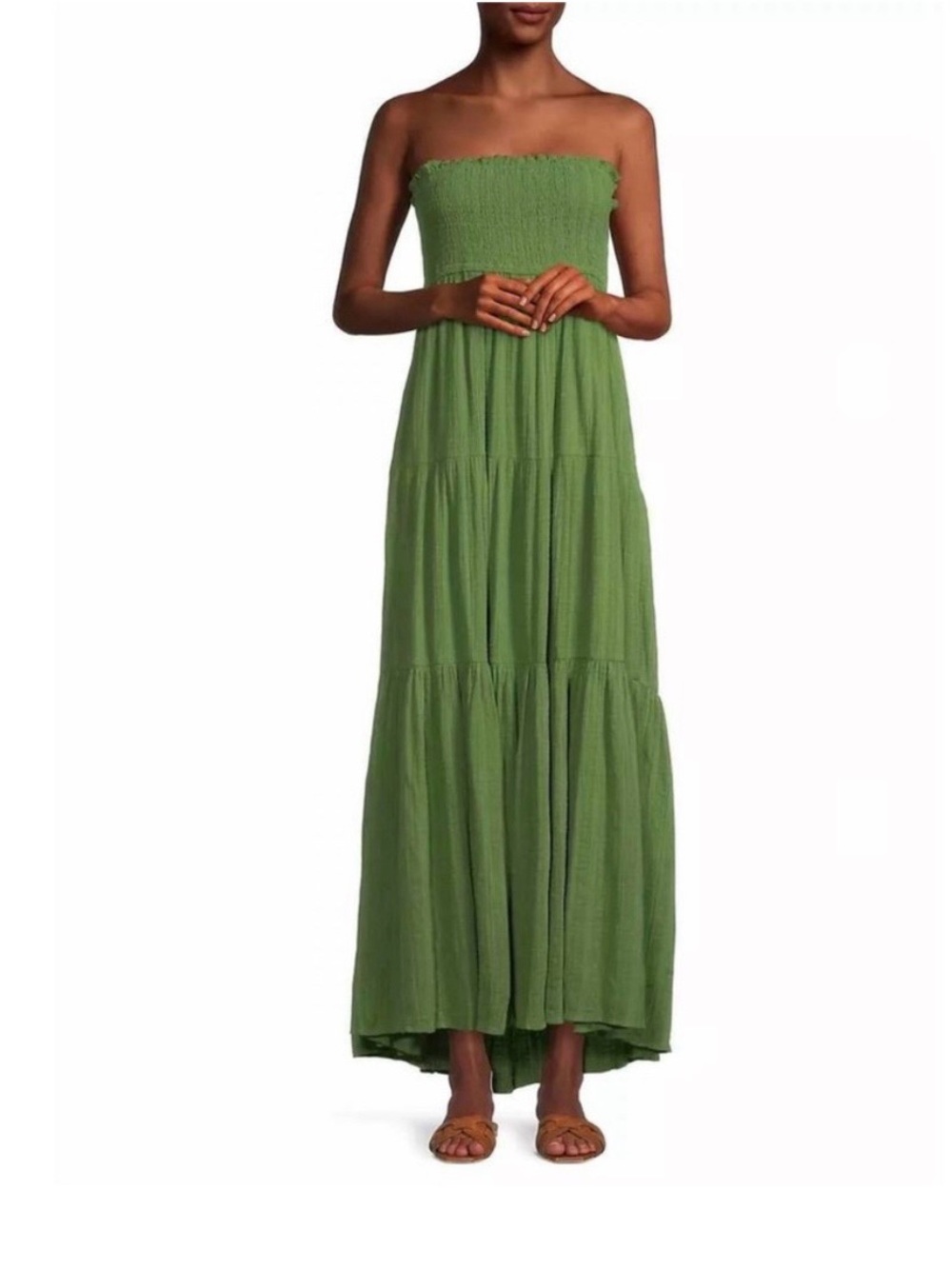 Veronica Beard McKinney Cotton Dress in Forest Army Green XS